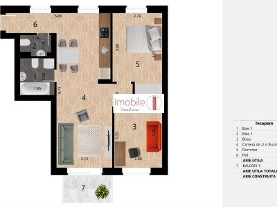 Apartament 3 camere Bloc Nou Zorilor